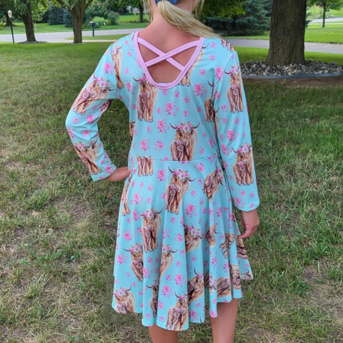 Floral Highland Dress A Touch of Magnolia Boutique