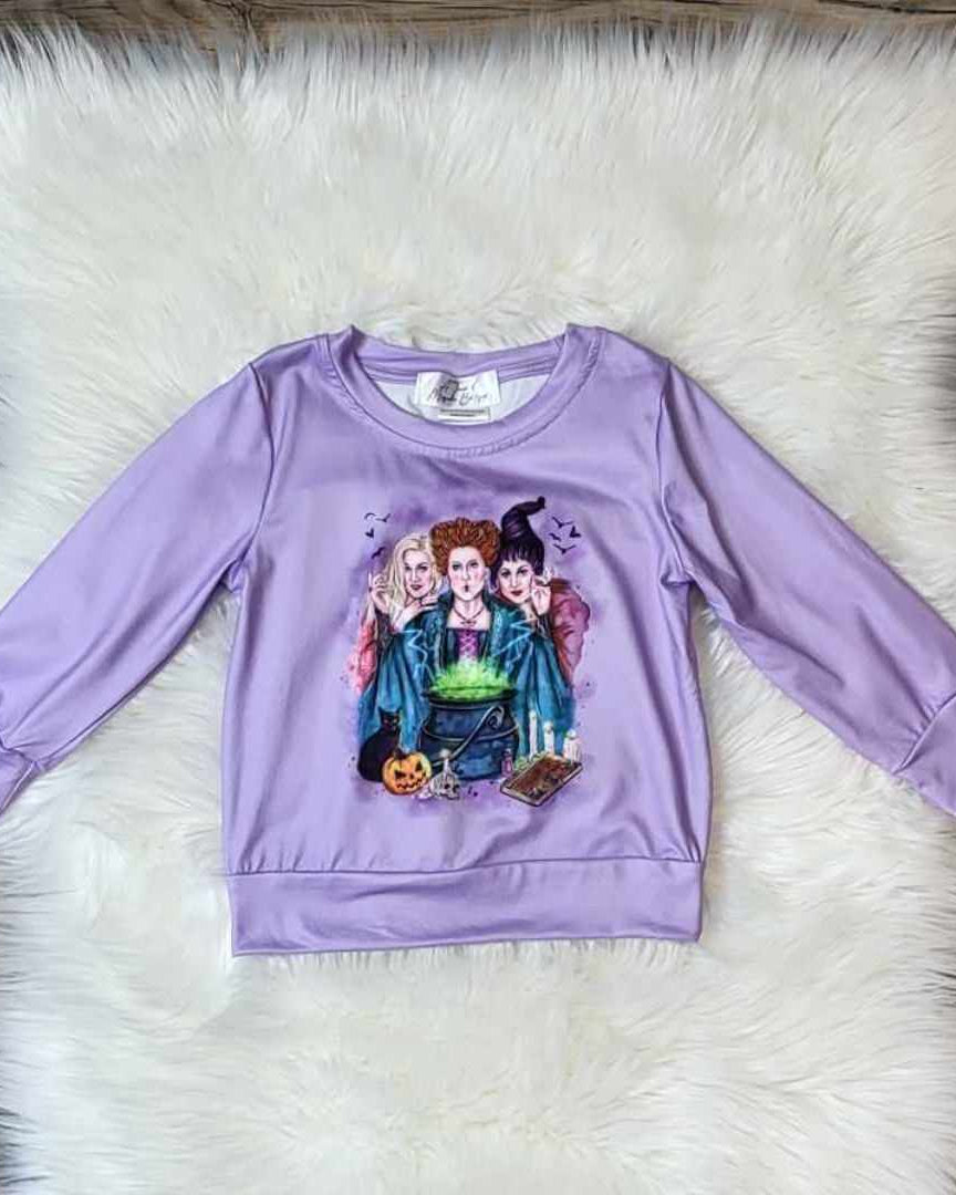 Purple Hocus Pocus Inspired Top  A Touch of Magnolia Boutique   