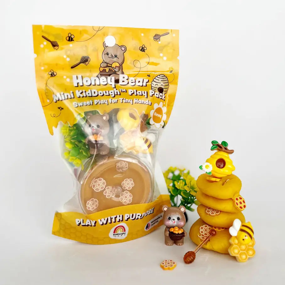 Kiddough Mini Dough-To-Go (multiple options) A Touch of Magnolia Boutique Honey Bear