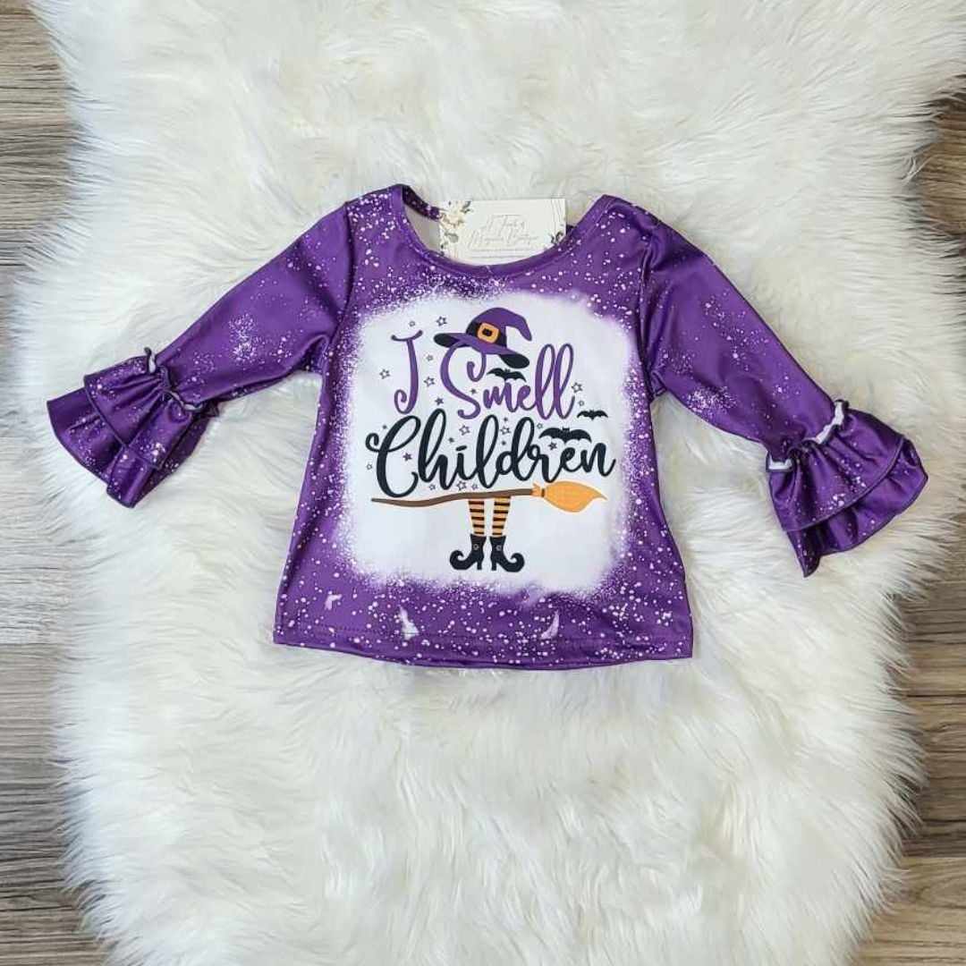 "I Smell Children" Halloween Top  A Touch of Magnolia Boutique   