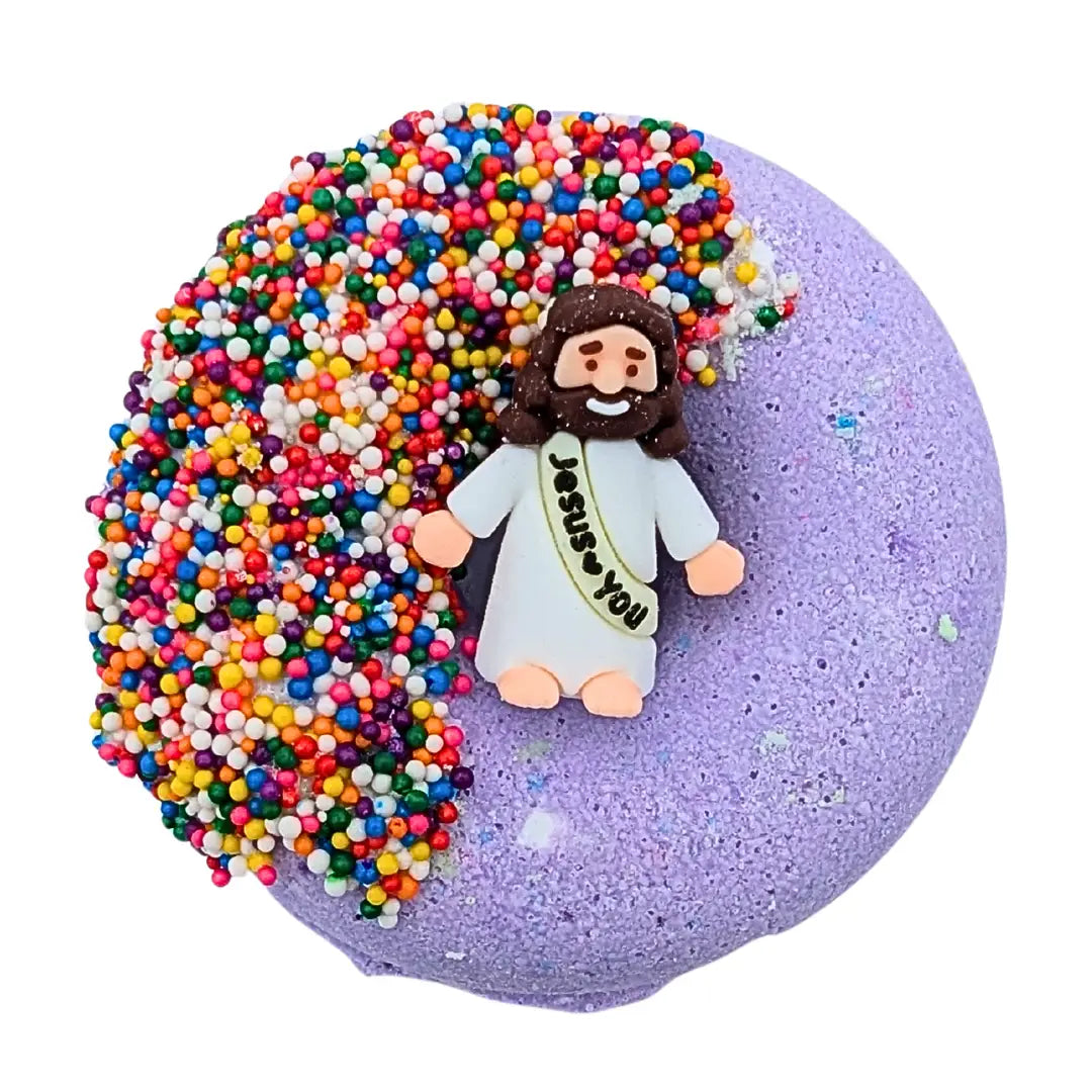 Donut Bath Bomb + Holy Fizz | (multiple color options) A Touch of Magnolia Boutique Purple