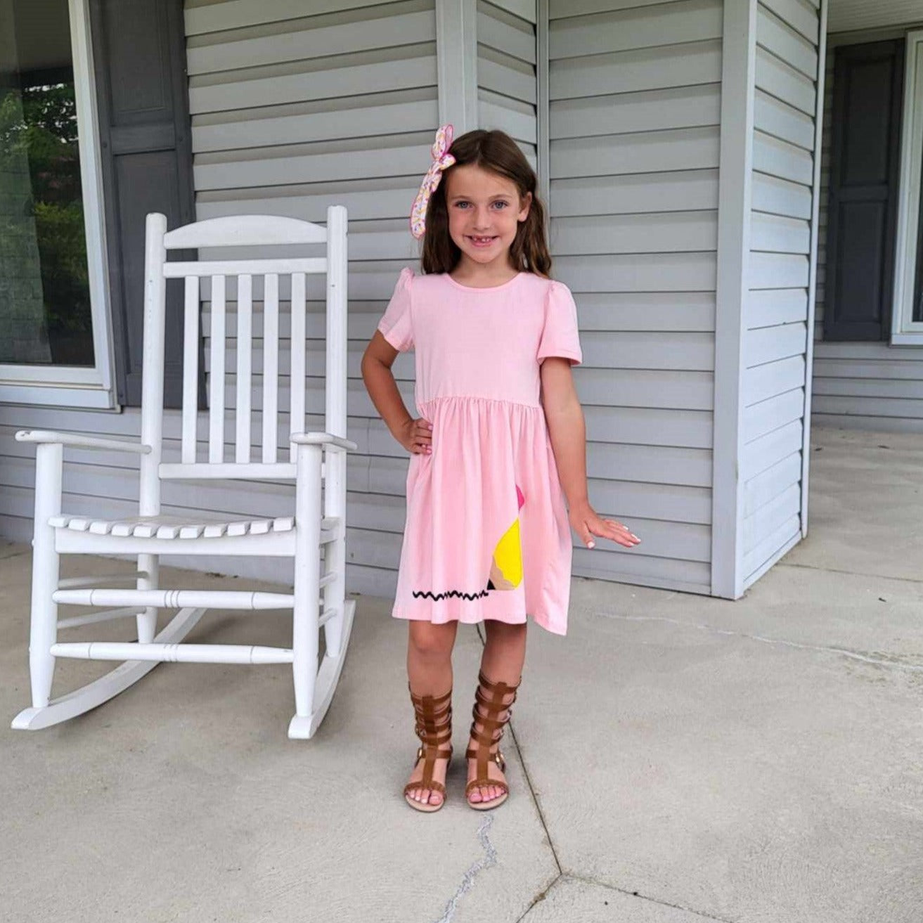 Back to School Pink Dress with Pencil  A Touch of Magnolia Boutique   