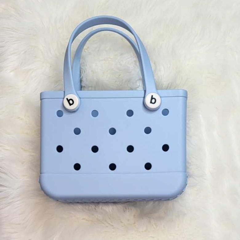 Small EVA bags (multiple solid color and printed options)  A Touch of Magnolia Boutique Light Blue  