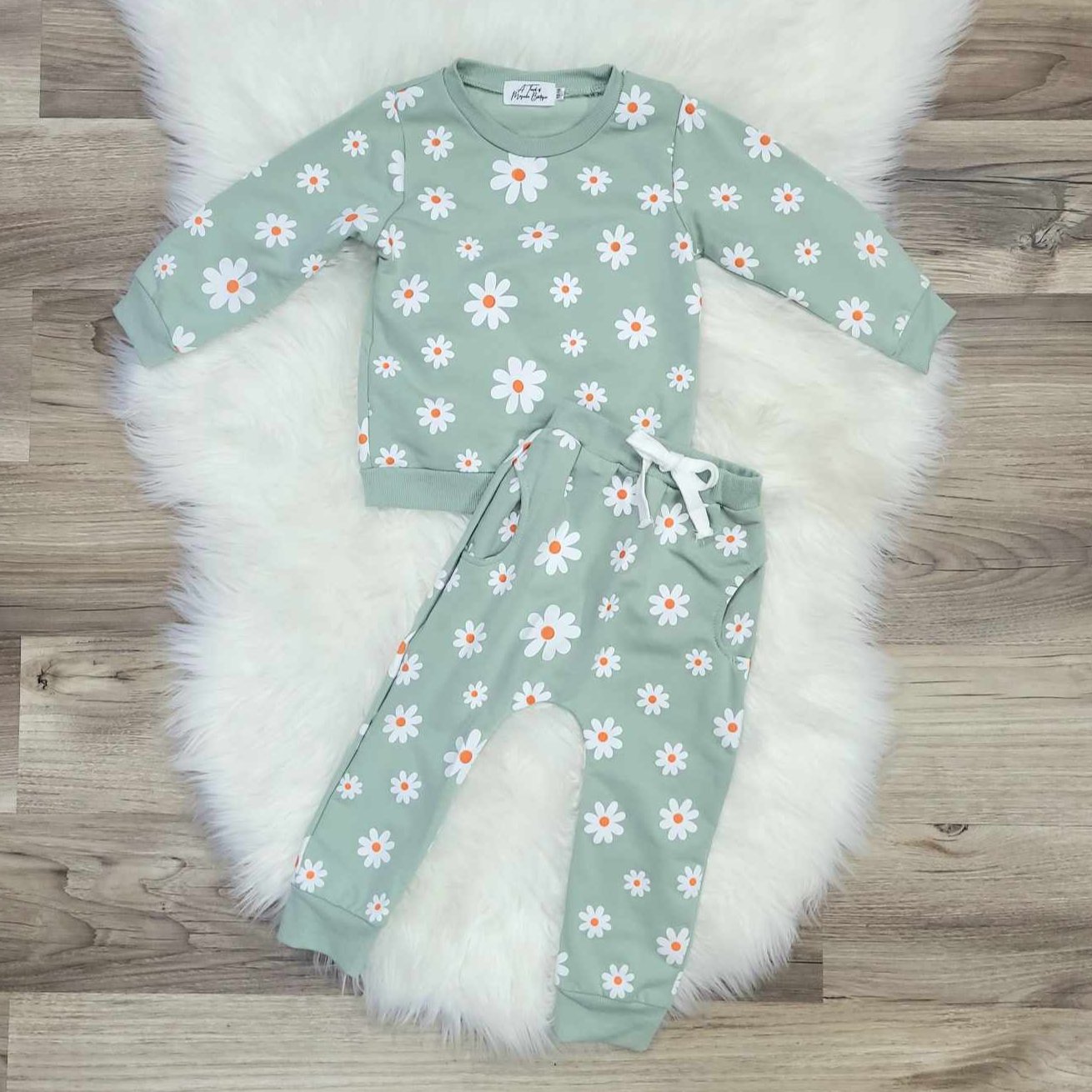 Mint Daisy Jogger Set A Touch of Magnolia Boutique