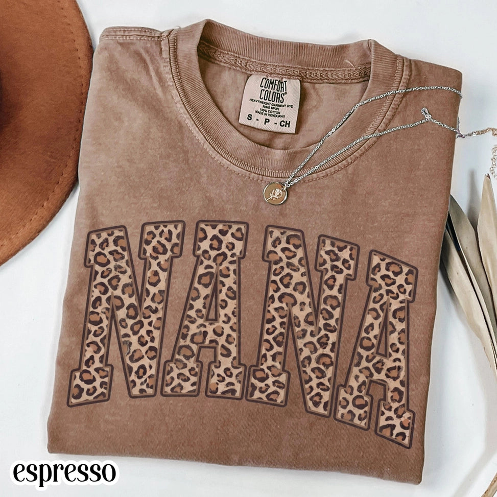 Leopard Nana T Shirt A Touch of Magnolia Boutique