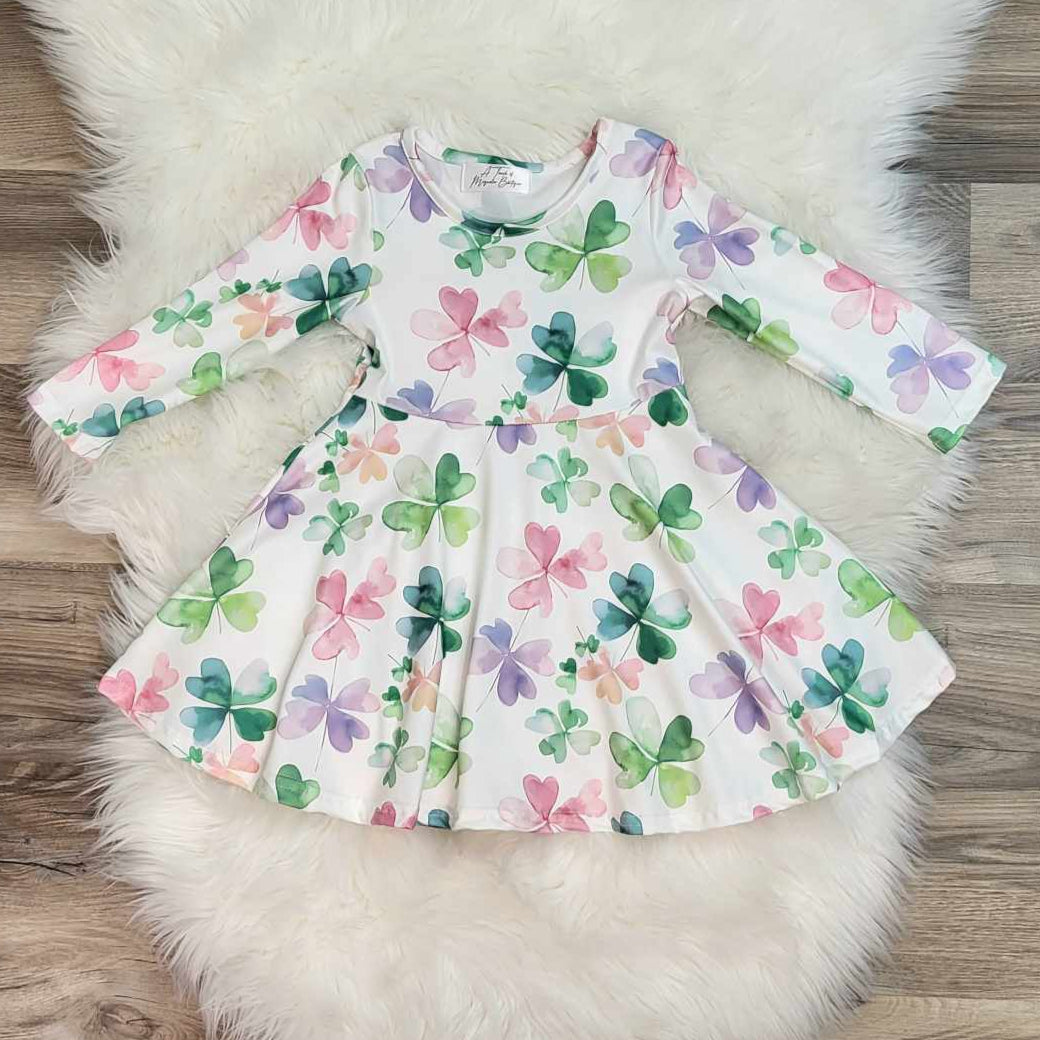 St. Patrick's Day Themed Shamrock Dress A Touch of Magnolia Boutique