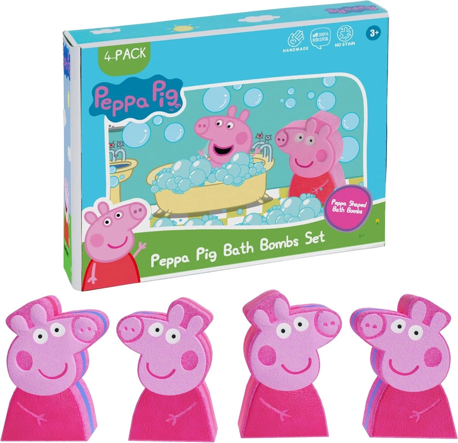 Boxed Bath Bomb Set- Peppa Pig 4 pack A Touch of Magnolia Boutique