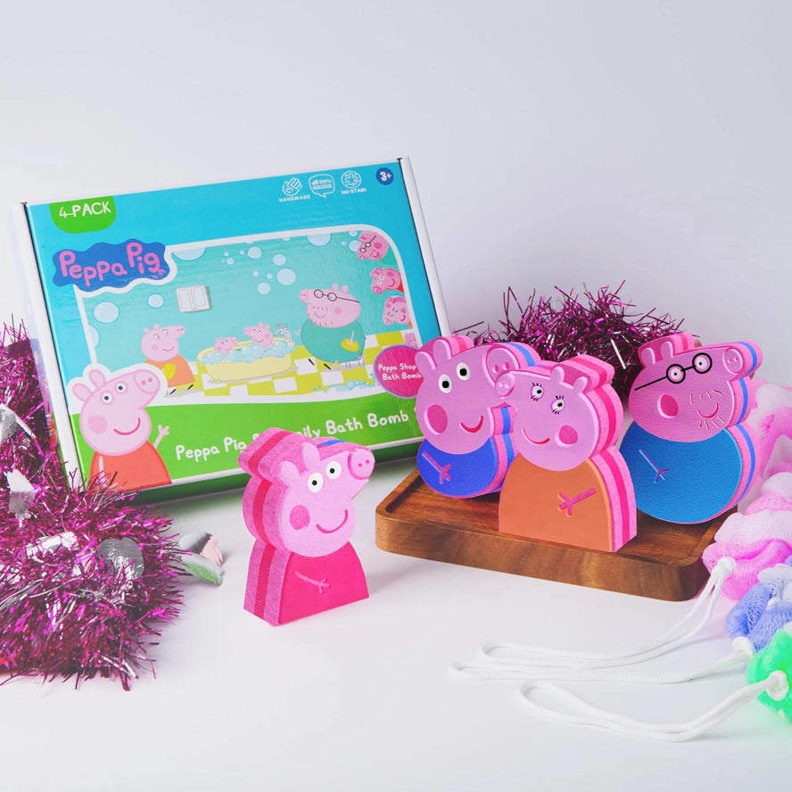 Boxed Bath Bomb Set- Peppa Family A Touch of Magnolia Boutique