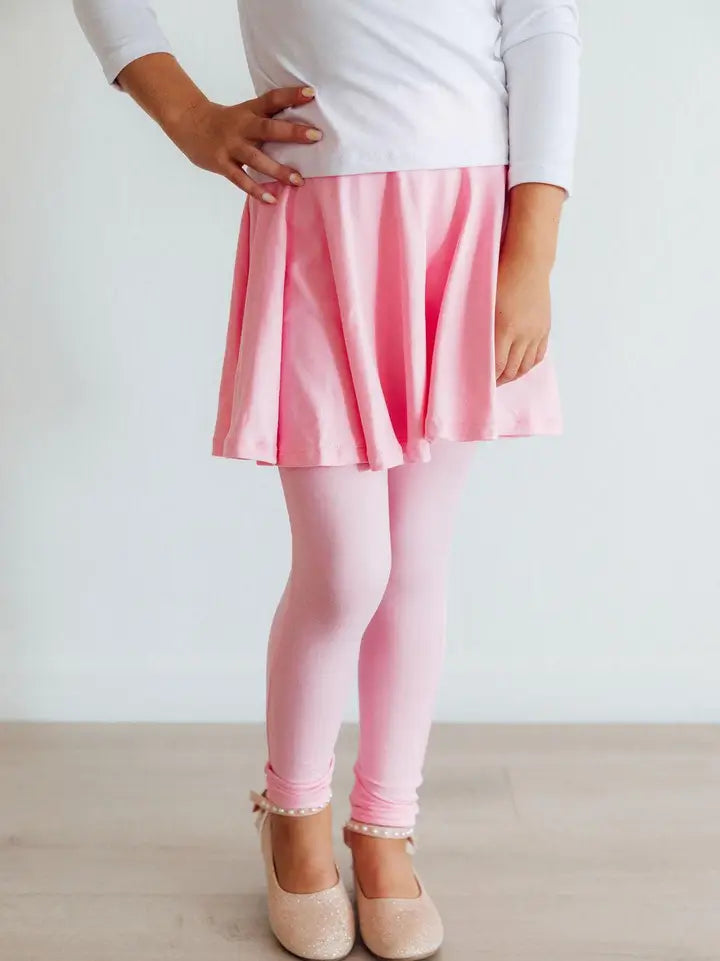 Pink Twirl Skeggings A Touch of Magnolia Boutique