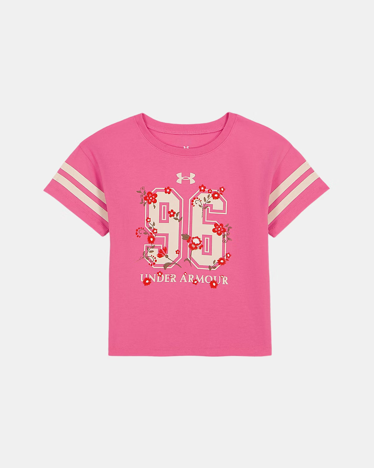 Under Armour® Pink Floral Varsity T-shirt A Touch of Magnolia Boutique
