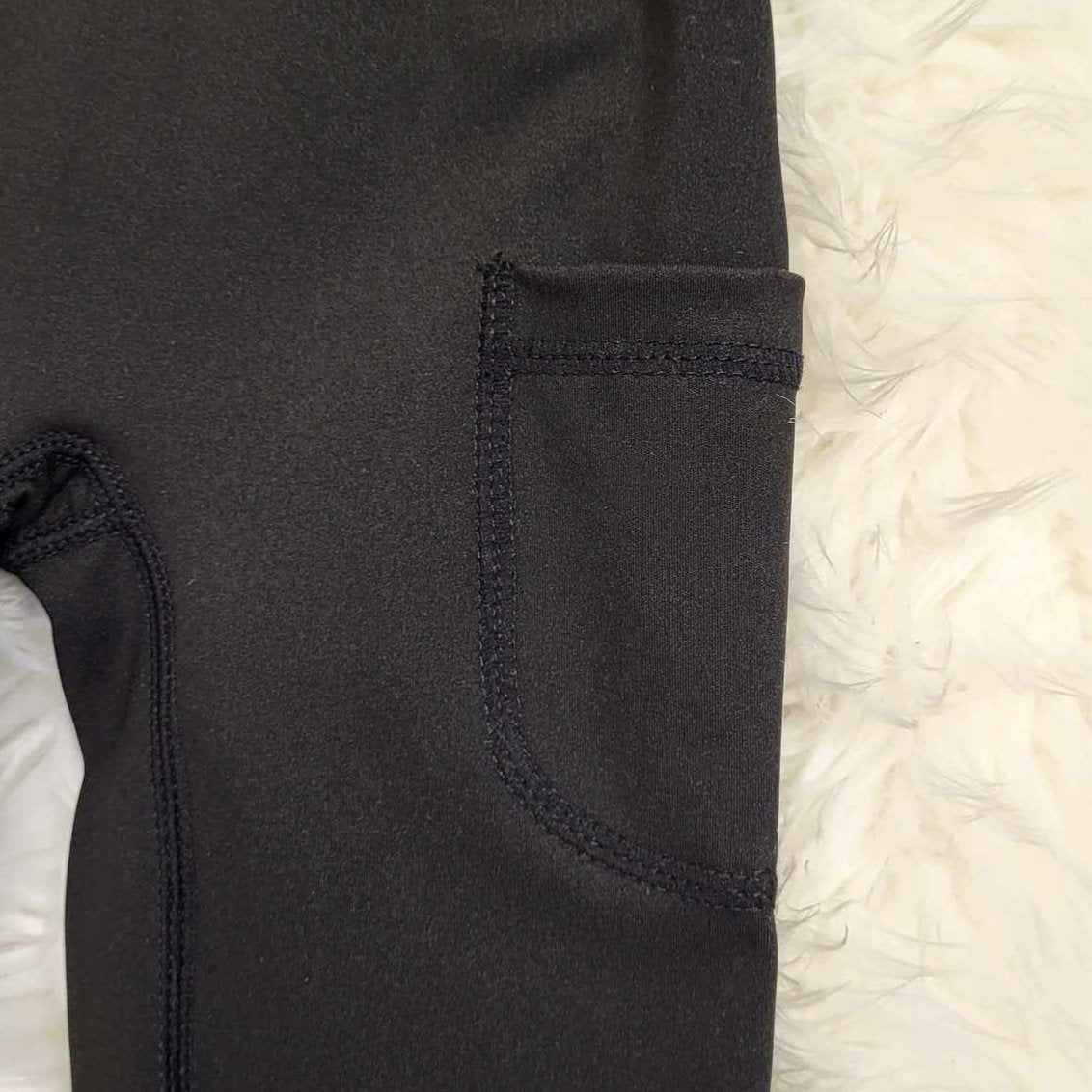 Girls Black Pocket Yoga Leggings  A Touch of Magnolia Boutique   