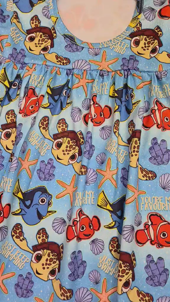 Ocean Friends Pajama Gown A Touch of Magnolia Boutique