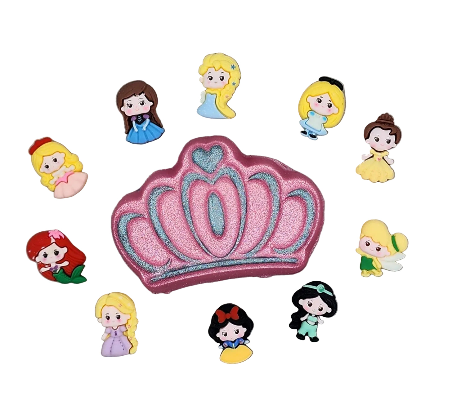 Princess Crown Mini Bath Bomb with Hidden Surprise A Touch of Magnolia Boutique