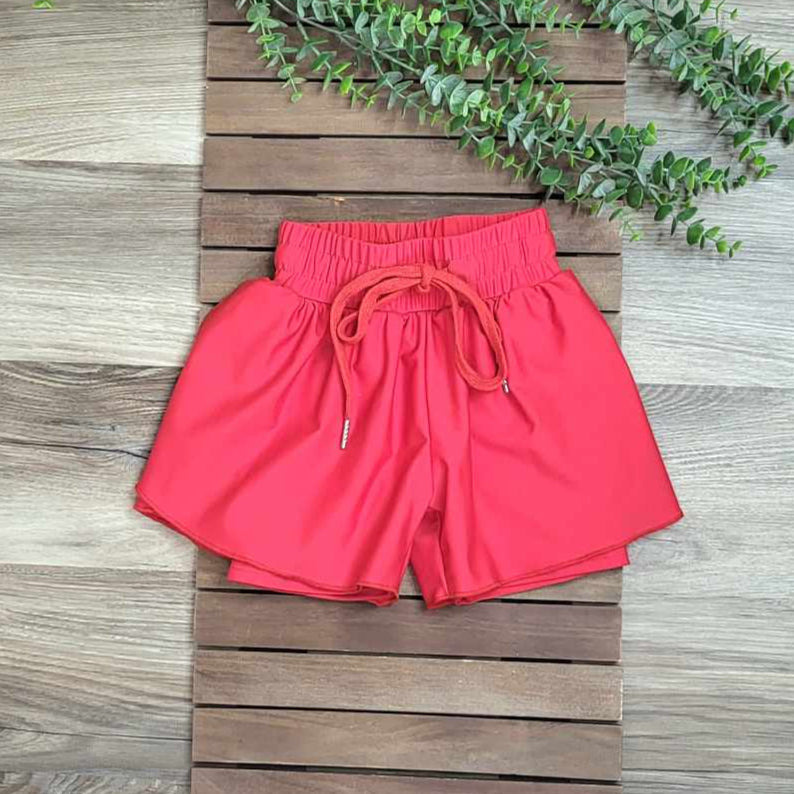 Girls Butterfly Athletic Shorts (multiple color options) A Touch of Magnolia Boutique Red 2T