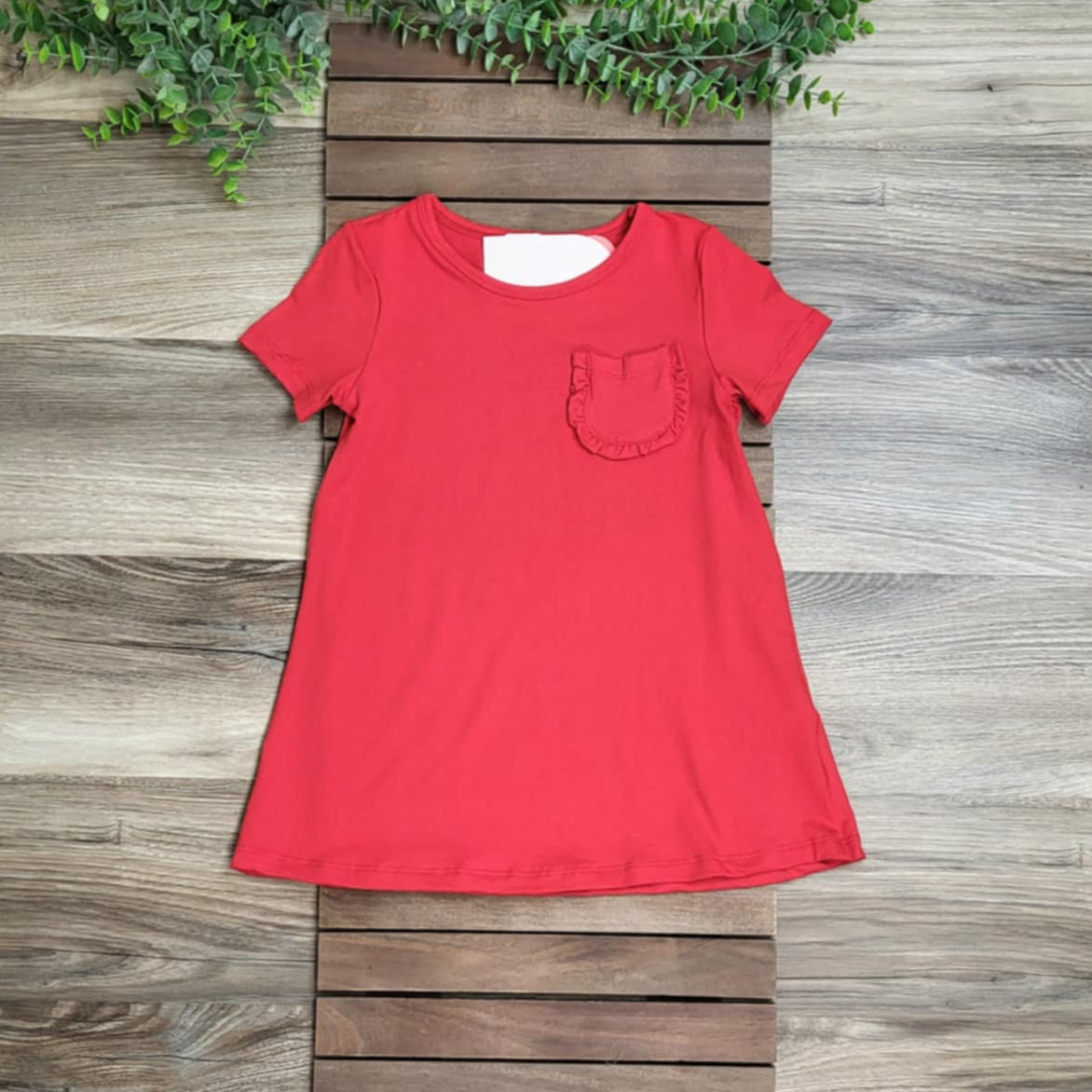 Red T-Shirt Dress A Touch of Magnolia Boutique