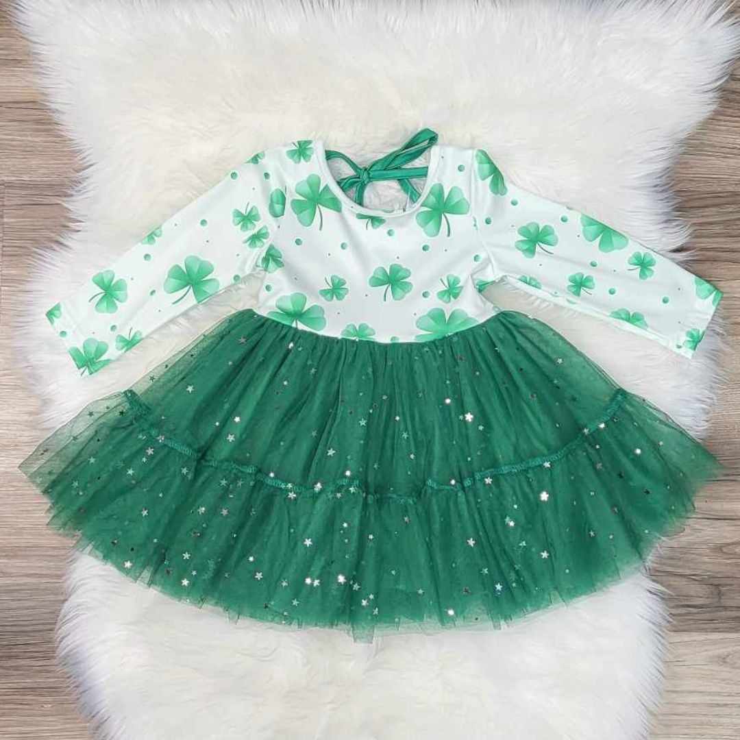 Shamrock Sparkle Tulle Dress  A Touch of Magnolia Boutique   