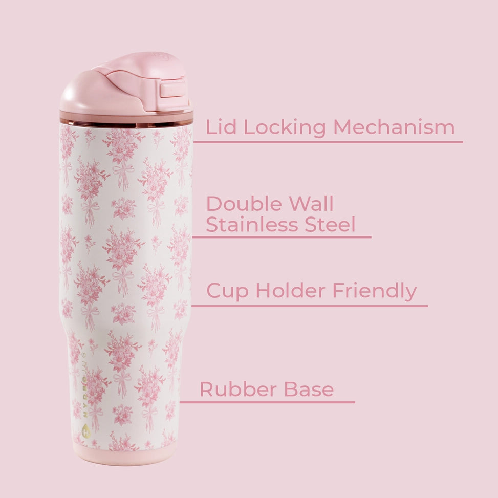 Bouquet HydroJug 32oz Ease2o Water Bottle A Touch of Magnolia Boutique