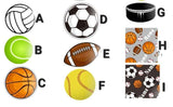Sports Themed Customized Name Blanket (multiple size and color options)-PREORDER