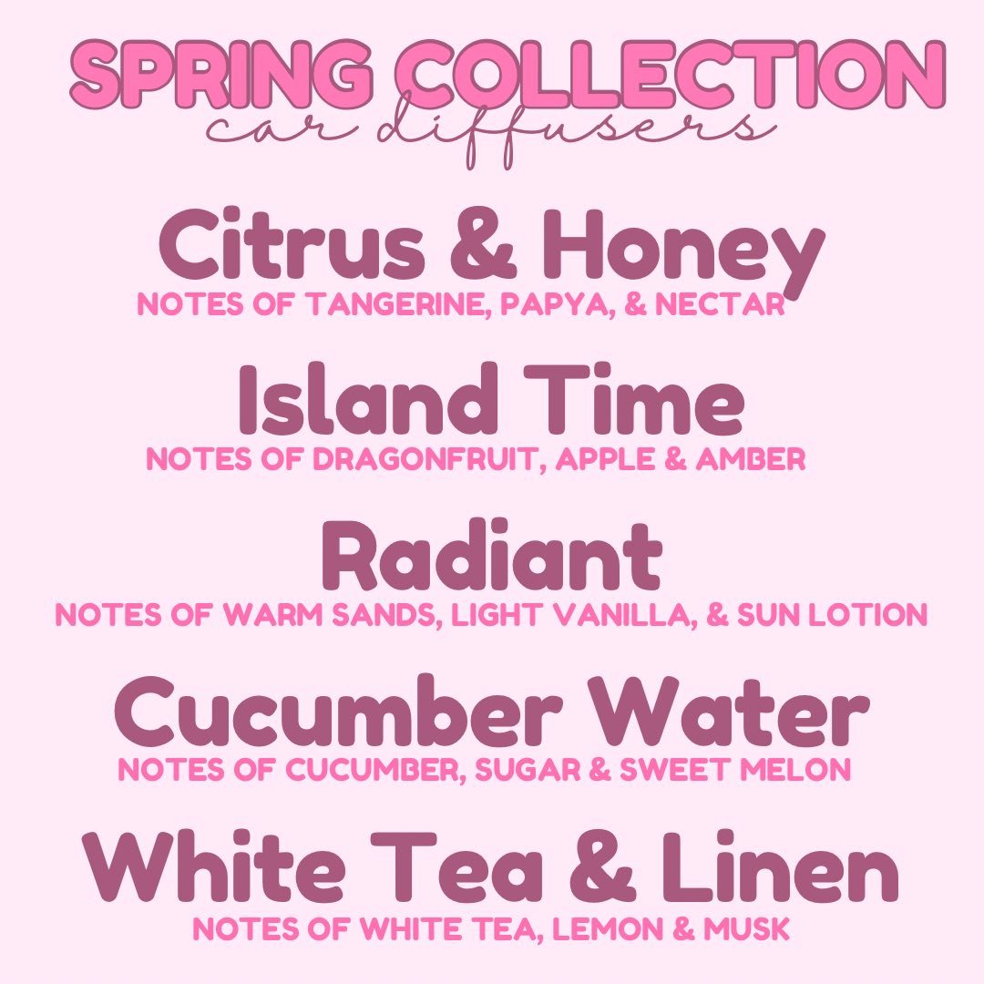 Car Diffuser (multiple scent options) A Touch of Magnolia Boutique