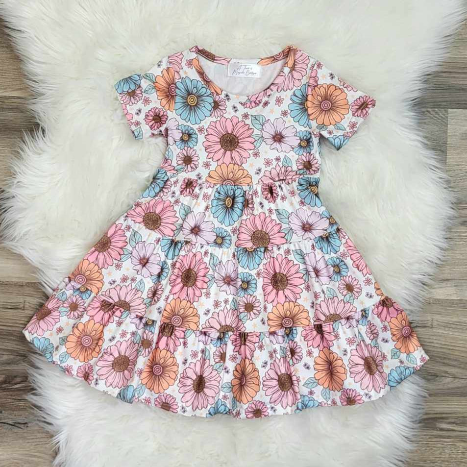 Spring Floral Tiered Dress A Touch of Magnolia Boutique