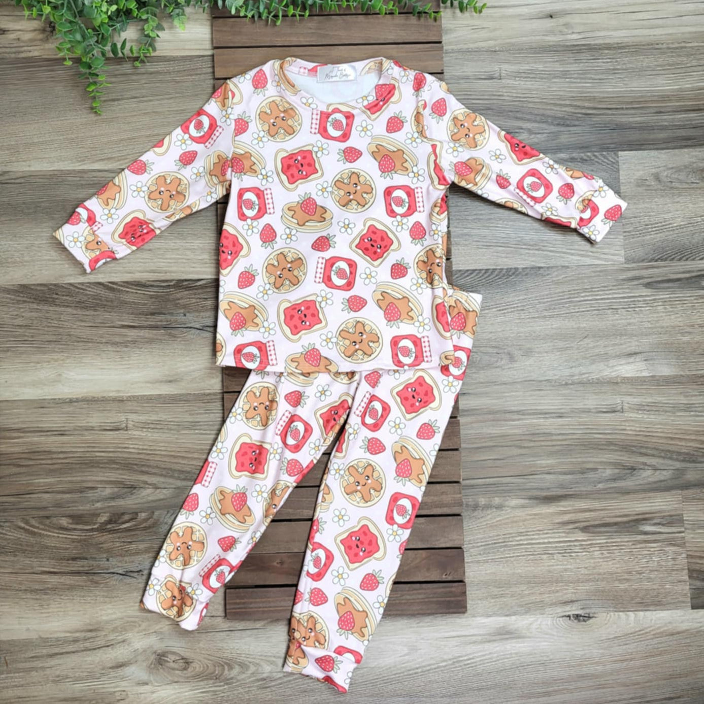 Strawberry Jam Breakfast Food Pajamas A Touch of Magnolia Boutique