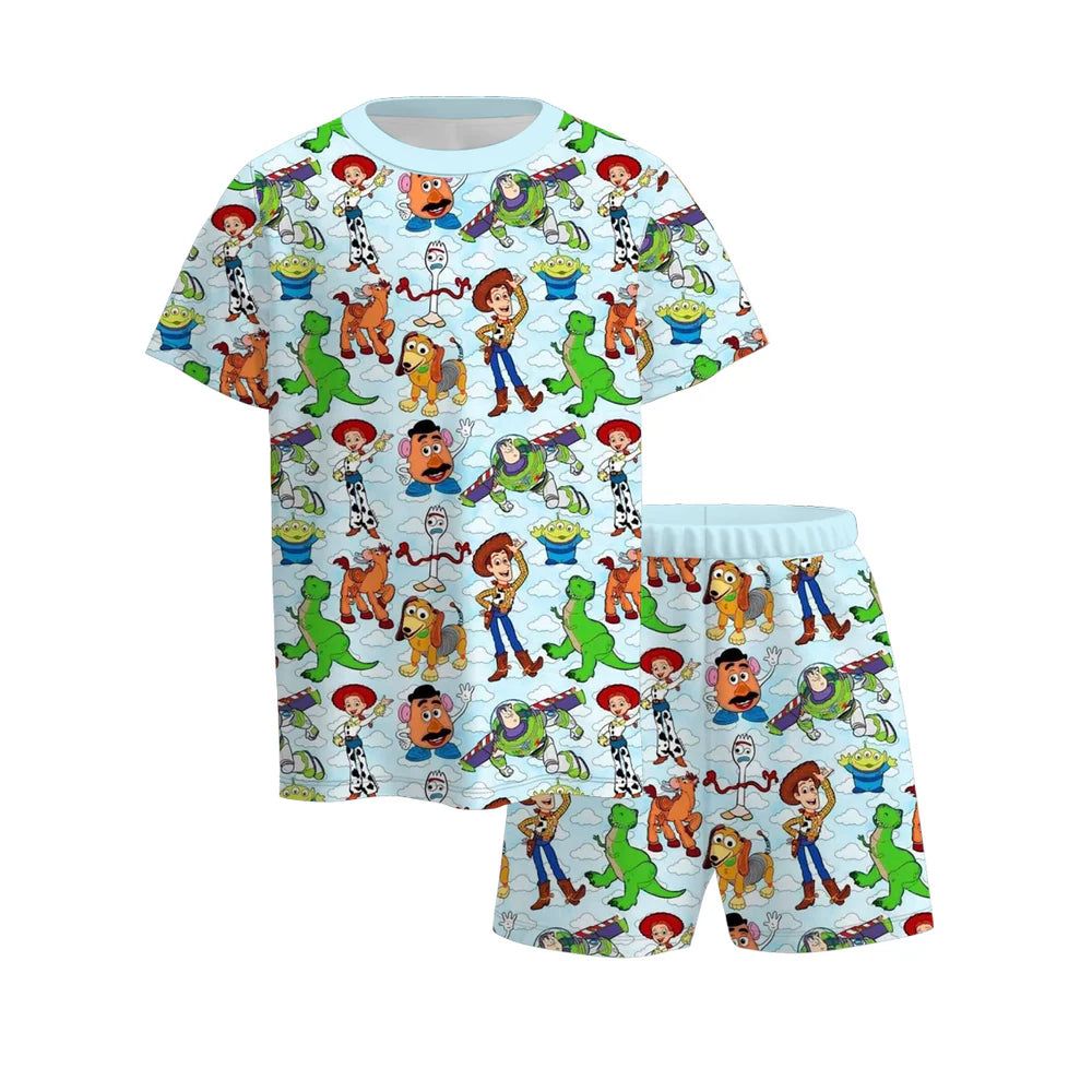 Favorite Toys Themed Pajama Shorts Set A Touch of Magnolia Boutique