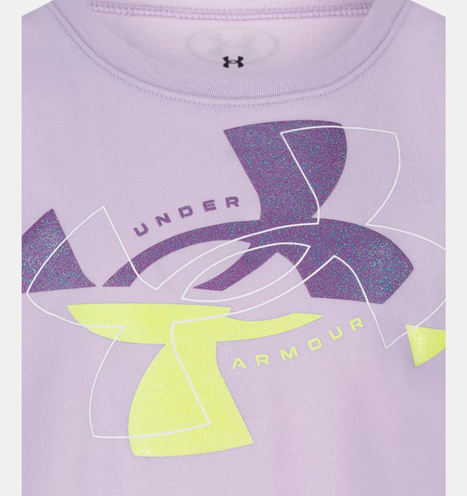 Under Armour® Split Logo Short Sleeve Tee-Purple Crest A Touch of Magnolia Boutique
