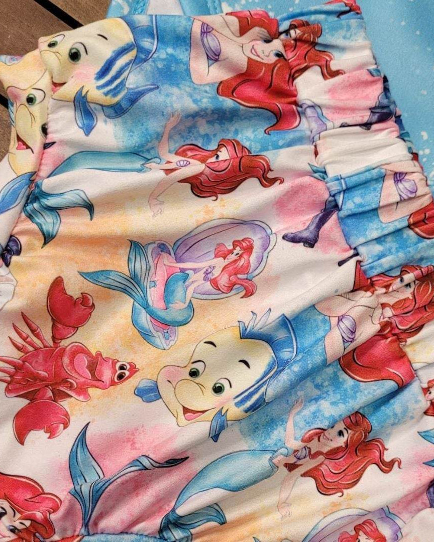 Baby Girl "Under the Sea"  Bummie Set  A Touch of Magnolia Boutique   