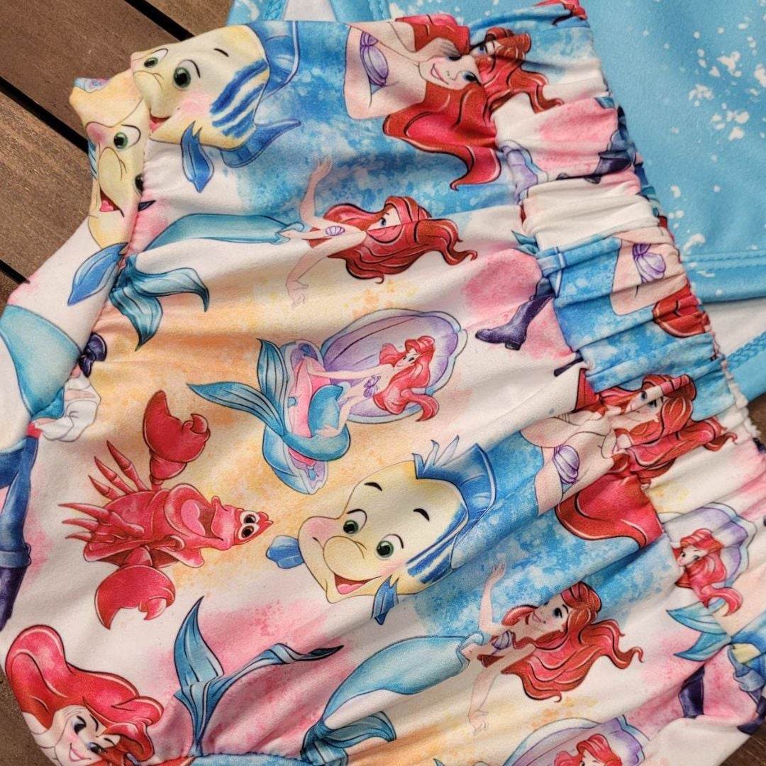 Baby Girl "Under the Sea"  Bummie Set  A Touch of Magnolia Boutique   
