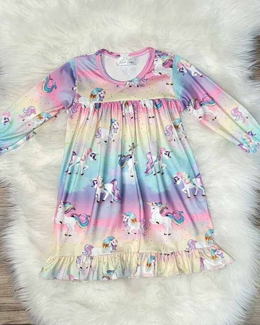 Unicorn Pajama Gown  A Touch of Magnolia Boutique   
