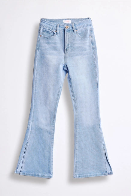 Flare with Side Slit Jeans YMI Tween (7-14) A Touch of Magnolia Boutique