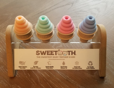 Ice cream cone teethers