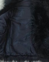 Black Faux Fur Vest  A Touch of Magnolia Boutique   