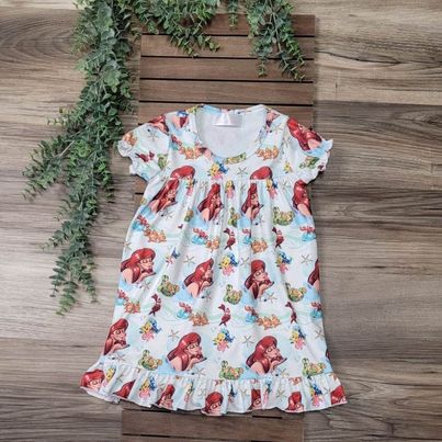 Under the Sea Short Sleeve Pajama Gown  A Touch of Magnolia Boutique   