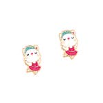 Ballerina Kitty Cutie earrings