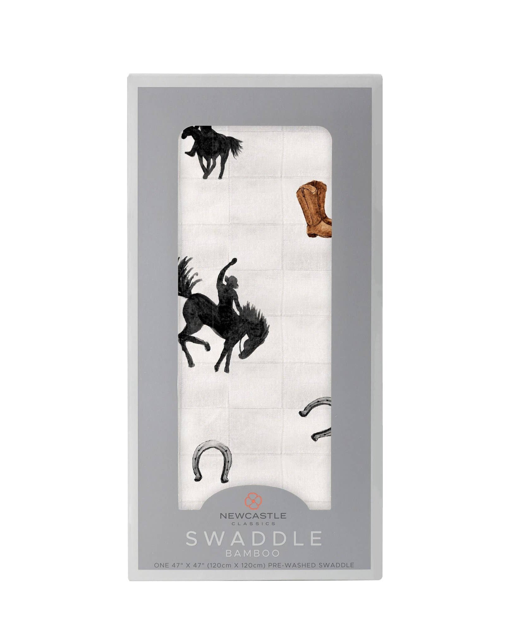 Cotton Muslin Swaddle (multiple patterns available)  A Touch of Magnolia Boutique Cowboys Swaddle  