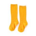 Dandelion Cable Knit  Knee High Socks