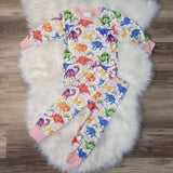 Girls Dinosaur Pajama Set (size 8 available)