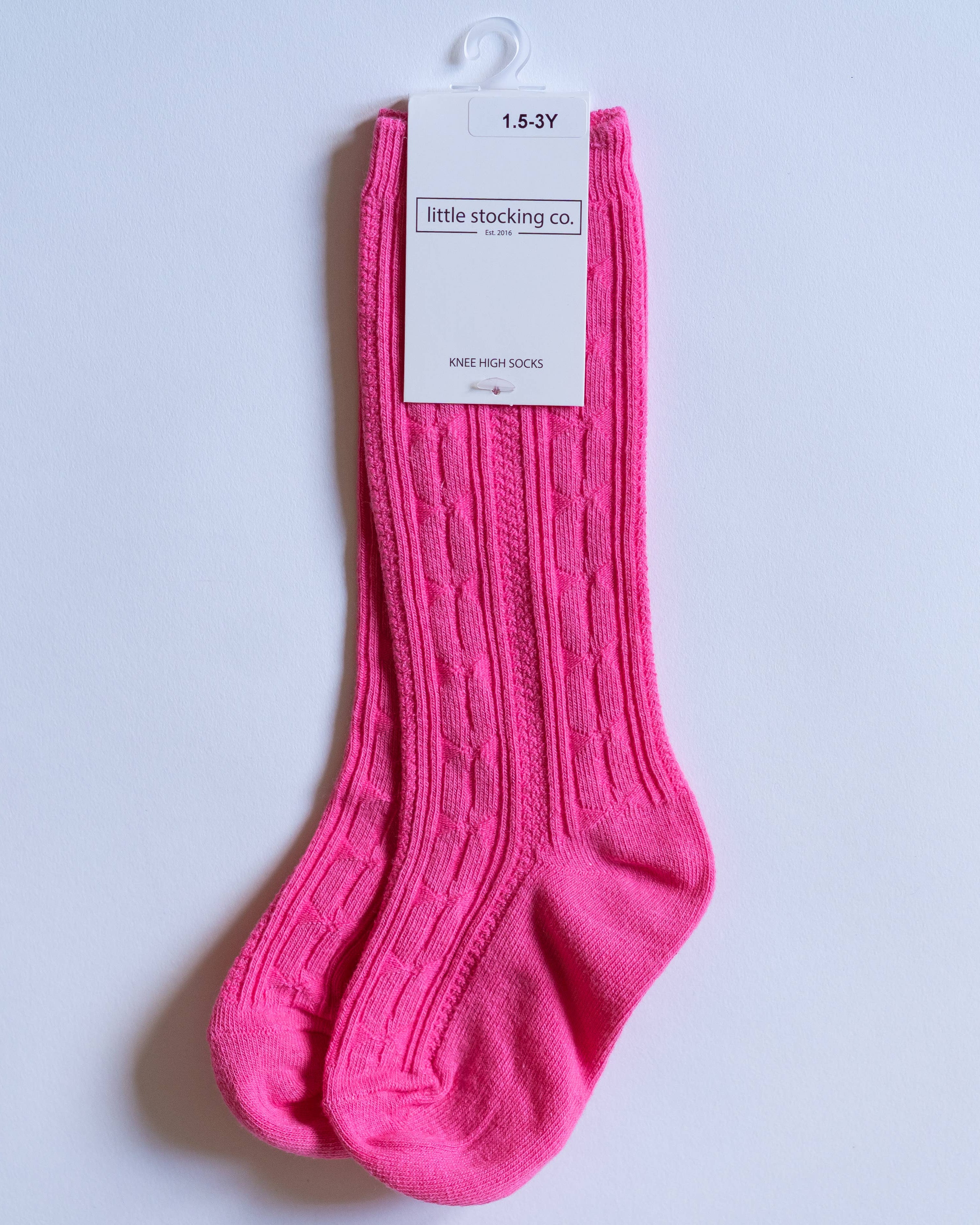 Hot pink cable knit knee highs  A Touch of Magnolia Boutique   