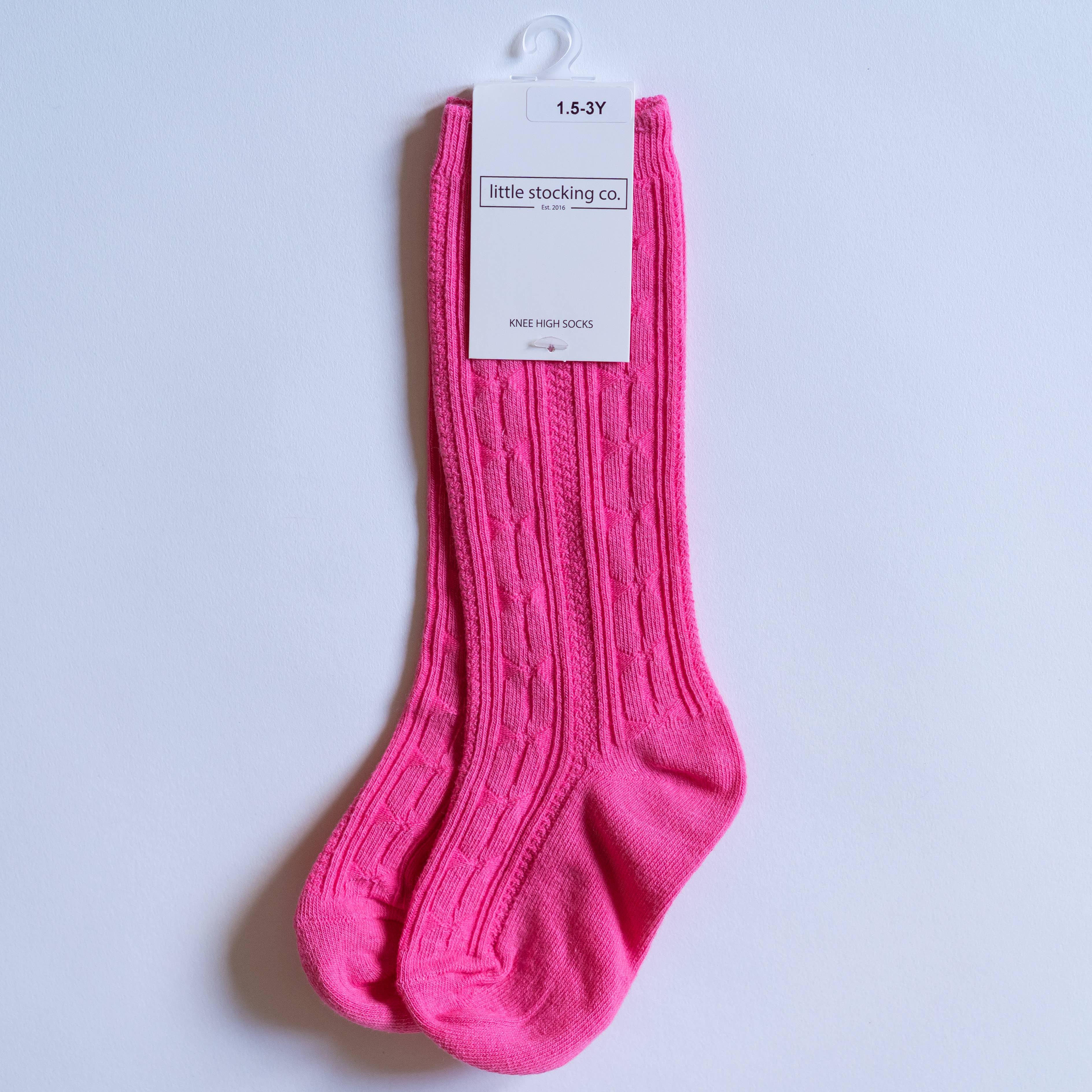 Hot pink cable knit knee highs  A Touch of Magnolia Boutique   