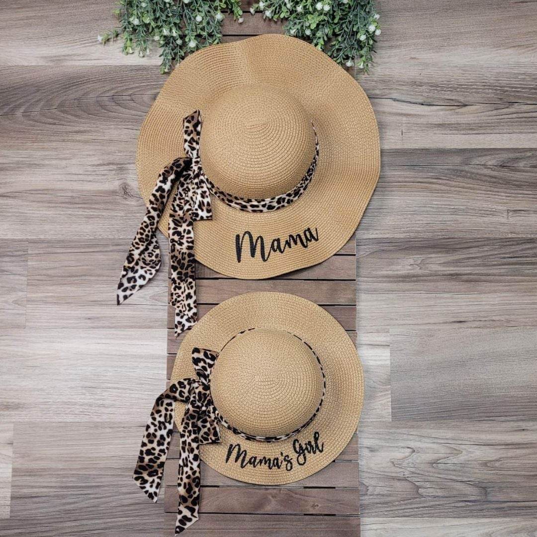 Mama Floppy Straw Sun hat  A Touch of Magnolia Boutique   