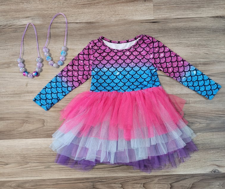 Girls Boutique Mermaid Tutu Dress – A ...