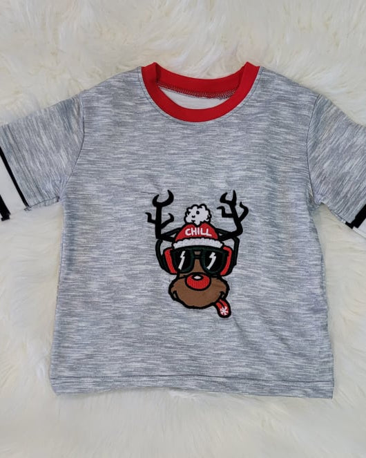 Boy Winter Moose Top  A Touch of Magnolia Boutique   