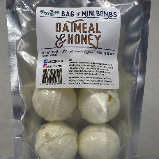 Mini Oatmeal & Honey Bath Bomb Bag  A Touch of Magnolia Boutique   