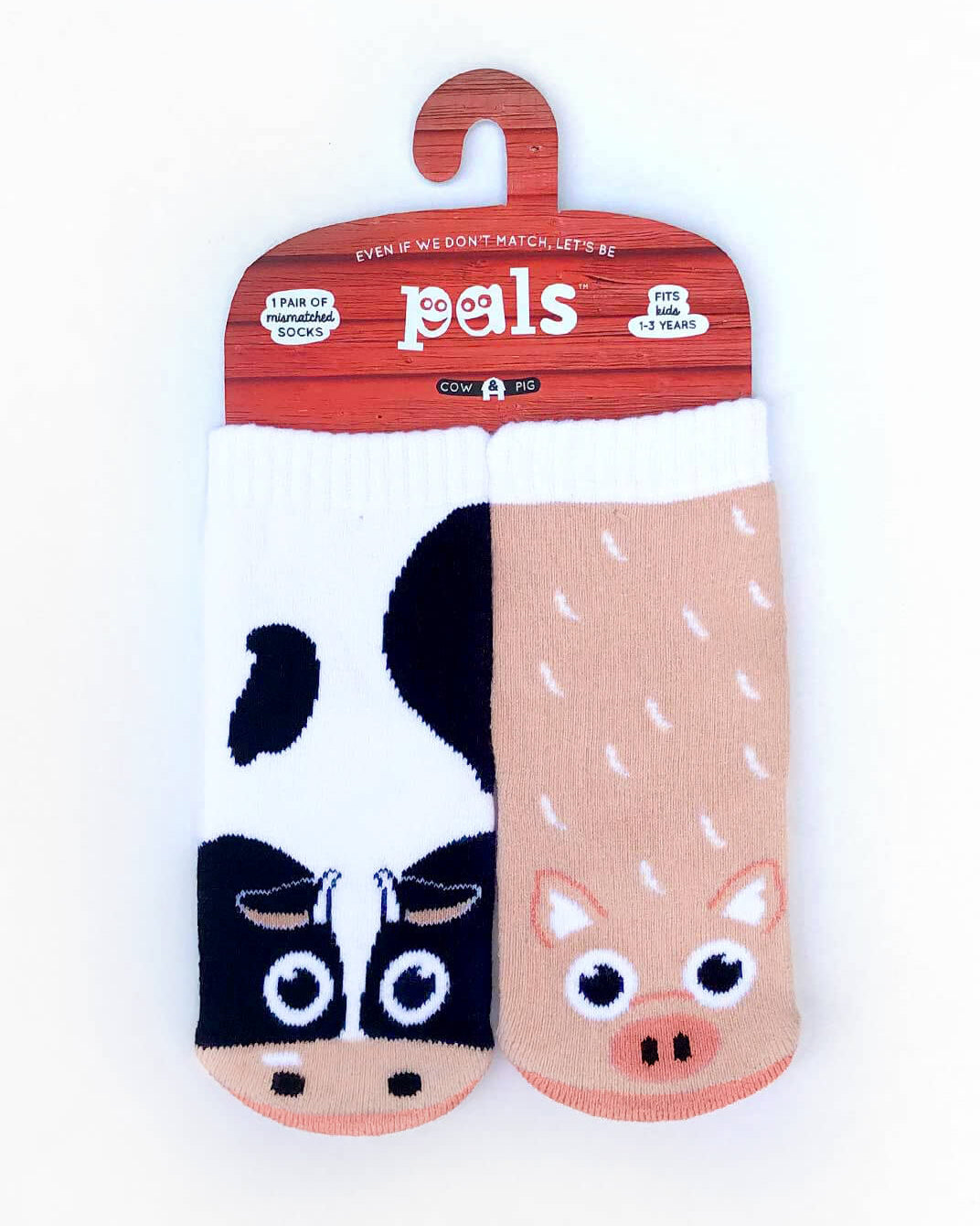 Fun mismatched socks Cow and Pig-RESTOCK!  A Touch of Magnolia Boutique   