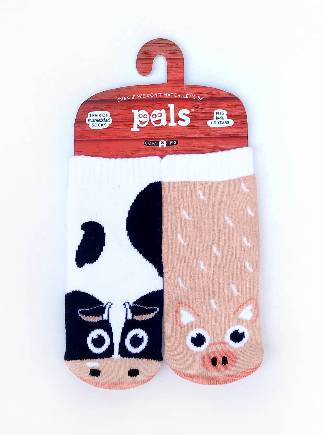 Fun mismatched socks Cow and Pig-RESTOCK!  A Touch of Magnolia Boutique   