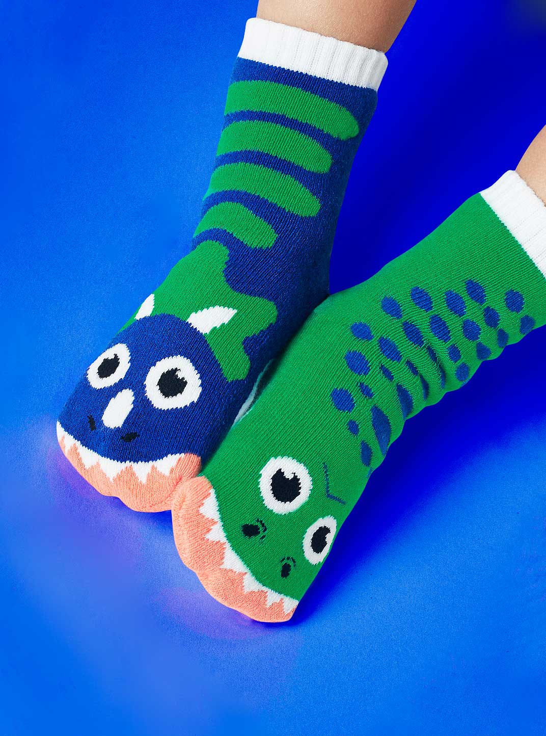 Fun mismatched socks T-Rex and Triceratops-RESTOCK!  A Touch of Magnolia Boutique   