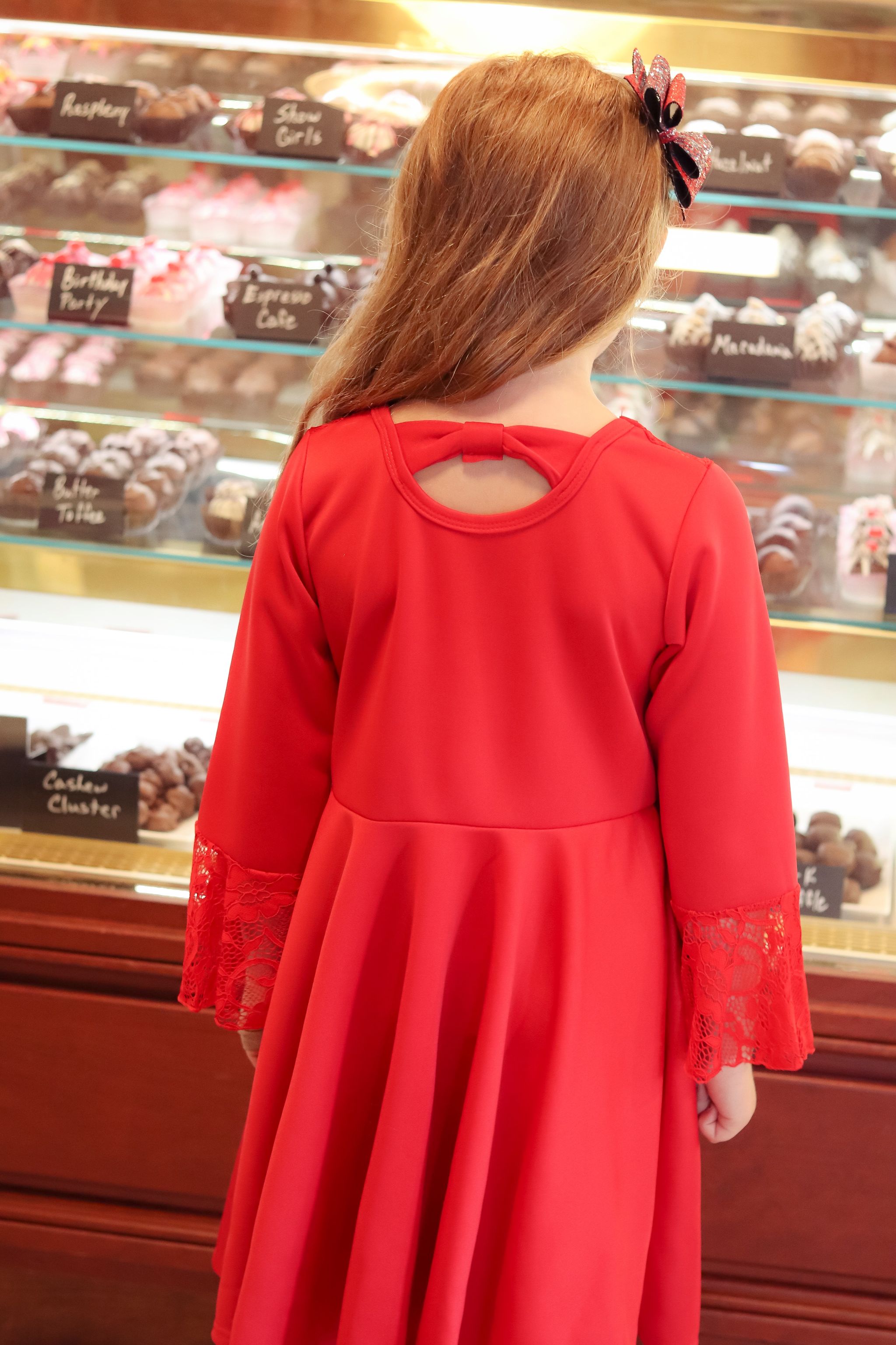 Red Twirl Dress  A Touch of Magnolia Boutique   